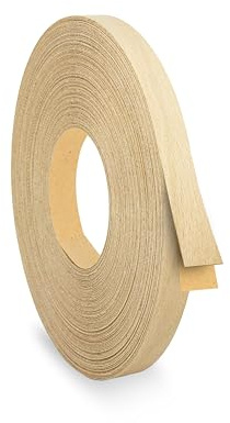 Birch Ruban adhésif en vinyle flexible pour meuble, comptoir, contreplaqué, réparation de panneaux de contreplaqué 1,6 cm x 15,2 m