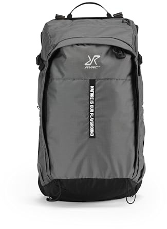 RevolutionRace Pathfinder Rucksack, ergonomisches Tragesystem mit Aluminiumrahmen, Trekkingrucksack für Tagestouren, Wandern und Outdoor, Anthracite, 18L