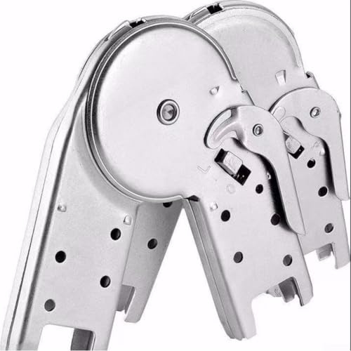 Bisagra de escalera de aluminio ajustable con bloqueo seguro para conectar secciones de escalera plegable, junta fiable para reparaciones de escaleras de extensión (juntas pequeñas)