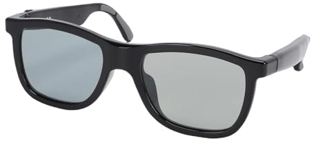 SIXRUN AI Smart Glasses, Bluetooth-Brille mit Elektrochromen Gläsern und KI-Übersetzung für Outdoor-Sport und Reisen (Black)