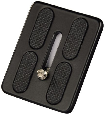 Hama Schnellkupplungsplatte für Stativ Delta Pro 180 Ball, A 1/4 Gewinde, Schwarz