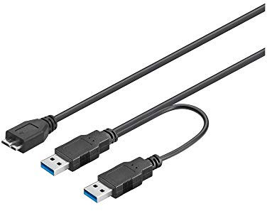 Goobay 95746 USB 3.0 Dual Power SuperSpeed Kabel