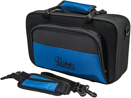 Paititi Leichter Bb Klarinettenkoffer groß Rucksack packbar mit abnehmbarem Schulterriemen, robust und modisch