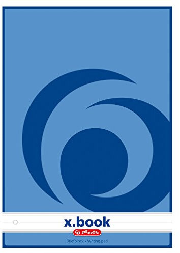 Herlitz Briefblock/Schreibblock/DIN A4 / 100 Blatt je Block/liniert