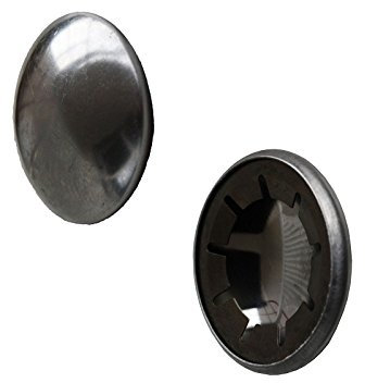 2 Stück HMH-Shop Achskappe Starlockkappe Sicherungskappe Stahl Achse 20 mm