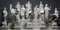 12-er Set Figuren, griechische Olympische Götter, Pantheon, Alabaster