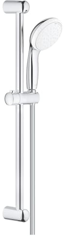 Grohe 2759810E Tempesta 100 Brausestangenset 2 Strahlarten, Chrom Mit Wassersparfunktion 5,7 L/Min.