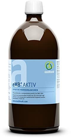 eMC emB Aktiv, 1 Liter - effektive Mikroorganismen zum Abbau von schwer abbaubaren Substanzen zum kompostieren