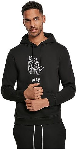 Mister Tee Herren Kapuzenpullover Dark Pray, Black, XL, MT1022