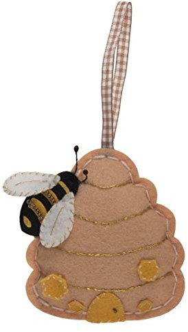 Trimits Felt Decoration Kits, 10 x 10cm, Bee Hive