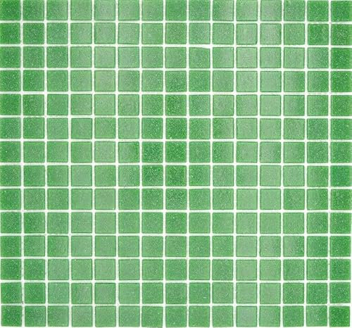 Glasmosaik Mosaikfliesen grün Fliesenspiegel Küchenrückwand MOS200-A23
