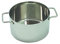 Commichef Mini cocotte en acier inoxydable 18/10, Acier inoxydable, 10 cm
