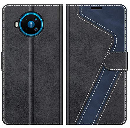 MOBESV Custodia per Nokia 8.3 5G, Cover a Libro Magnetica Custodia in Pelle per Nokia 8.3 5G, Elegante Nero