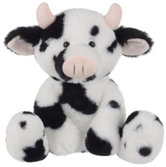 Apricot Lamb – Kuscheltier Classic Kühe 23 cm – Plüsch Spielzeug Plüschtier für Kinder und Baby – Flauschiger Stofftier zum Spielen, Geschenk & Kuscheln – Gemütliches Schmusetier -schwarz-weiße Kühe