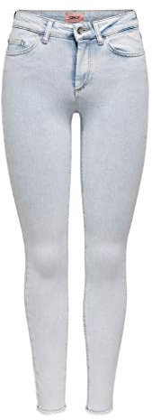 ONLY Female Skinny Jeans ONLBLUSH MID SK RAW AK REA298 NOOS