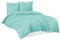 Mixibaby Bettwäsche Bettgarnitur Bettbezug 100% Baumwolle 135x200 155x220 200x200 200x220, Farbe:Mint, Größe:200 x 200 cm