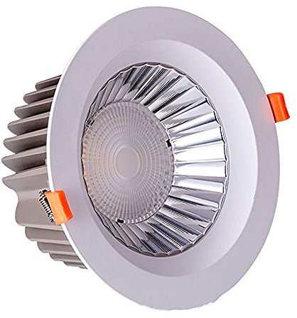 SDUYTEG Lámparas De Canister Antideslumbrantes Lámparas De Techo De Diseño De Acabado Liso De Aluminio Focos De Enfriamiento Fuertes 30W / 35W Seleccionable 3000K / 4000K / 6000K