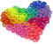 200 Stück Bunte Haargummis Klein für Mädchen - Elastische Baby Haargummi, Dünne Zopfgummis für Kinder, Soft Mini Haargummis