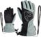 Ziener Kinder Laval Ski-Handschuhe/Wintersport | wasserdicht, extra warm, Wolle, Gray Seal Ripstop, 6