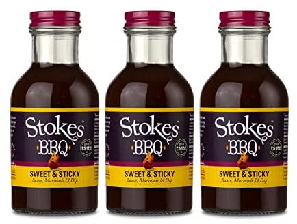 Stokes – Sweet & Sticky BBQ Sauce 325g - Pack of 3