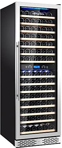 GGM Gastro | WKM450ES-2N | Weinkühlschrank - 2 Klimazonen - 450 Liter - max. 160 Flaschen