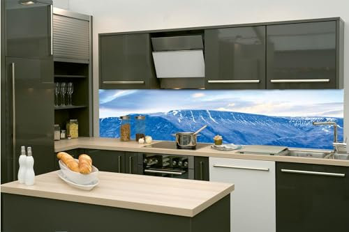 Dimex Küchenrückwand Folie Selbstklebend Reykjavik 260 x 60 cm | Klebefolie - Dekofolie - Spritzschutz für Küche | Made in EU