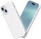 RHINOSHIELD Case Compatible with [iPhone 15] | SolidSuit - Shock Absorbent Slim Design Protective Cover with Premium Matte Finish 3.5M / 11ft Drop Protection - Classic White