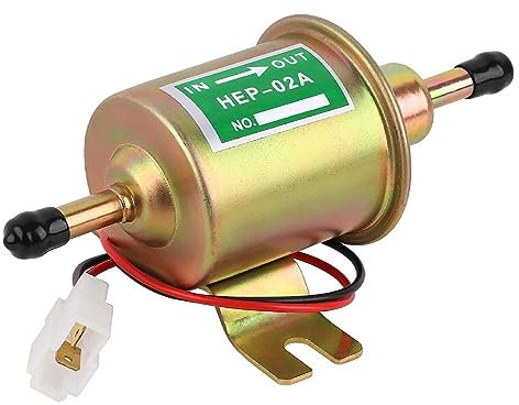 Bomba de combustible eléctrica universal HEP-02A de baja presión de 12 V para gasolina, gas, diésel, 0,032-0, .045 MPA, 90 l/hora