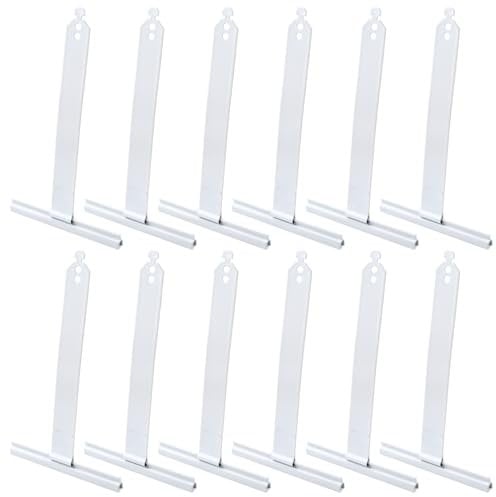 12PCS Rolladen Aufhängefeder Rolltor-Federhaken Rolladen Befestigung Rolladen Zubehör ersatzteile,Stahlfeder Aufhängefeder Rolladen mit Kunststoffbeschichtet -Feder mit Schwalbenschwanz