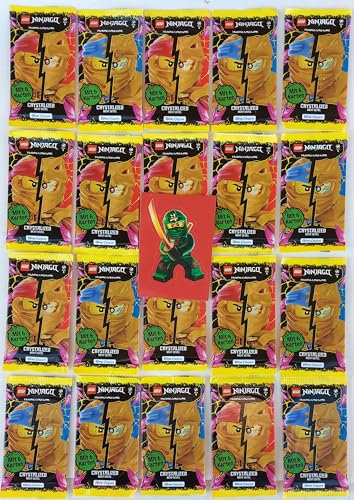 Ninjago Trading Card Serie 8 Crystalized Next Level Game 20 Booster = 120 Karten + 1 Ninja Aufkleber