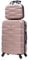 CELIMS - Set Valise Moyenne 65cm 20kg avec Vanity/Trousse de Toilette | Valise Moyenne Taille avec Vanity | Valise Soute | Rose Gold