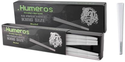 40 Black Leaf El Humeros Konische Hülsen King Size