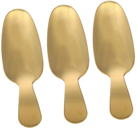 TOPBATHY 9 Pz Cucchiaio Dessert Spatola Cucina Cucchiaino Di Polvere Di Caffè Cucchiaio Per Mescolare Mini Biscotti Cucchiaio Di Metallo Acciaio Inossidabile 304 Manico Corto Bambino