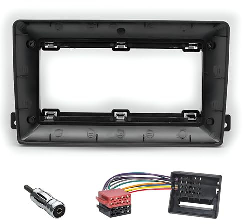 sound-way Kit Montaje Autoradio, Marco 9 Pulgadas Radio para Coche, Adaptador Compatible con Ford Focus, Mondeo, S-MAX, C-MAX 2007-2011 Galaxy 2006-2011 Kuga 2008-2012