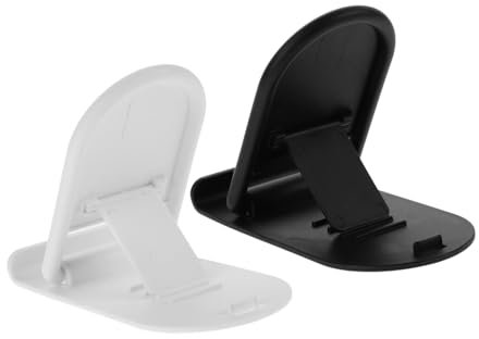 RORPOIR 2stücke Faltbarer Handyhalter Für Tisch Haushalt Mit Stabiler Konstruktion Kompatibel Für Handymodelle Leicht Zusammenklappbar Verstauen Vielseitig Einsetzbar Für Schlafzimmer