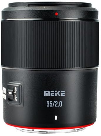 Meike Obiettivo grandangolare 35 mm F2.0 con messa a fuoco automatica Full Frame STM Stepper Motor Lens ad ampia apertura fissa per fotocamere mirrorless Nikon Z-Mount Z5 Z6 Z7 Z6II Z7II Z6III Z9 Z30