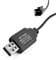 USB-Ladekabel 6V SM-2P Stecker mit LED-Ladeanzeige für Li-Ion, NI-MH Akku, Modellbau, RC Fahrzeug, Auto, Car, Drohne, Bagger, Beleuchtung, Spielzeug, Elektronische Geräte, Werkzeuge, DIY Bausatz