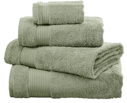 NEXT Homeware Gästehandtuch aus 100% ägyptischer Baumwolle Grün Salbei Mittel Medium