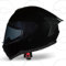 CRUIZER Casco moto Integrale Omologato Nero Lucido con visiera trasparente e visiera Smoke (M)