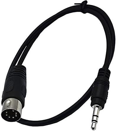 ROBAUN Cavo Audio Stereo Din Da 7 Pin Maschio A 3,5 Mm 1/8 Pollici Cavo MIDI Da 7 Pin A 3,5 Mm 0,5 M 1 M 1,5 M 300 Cm(300cm)