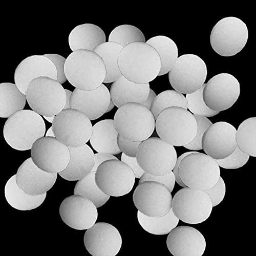 500 pièces Boules Anti-Insectes, Protection Contre Les Mites, Boules Naturelles, moisissure de la Garde-Robe et Parfum déodorant de Toilette - Blanc