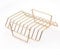 Support vertical en acier inoxydable pour griller, côtelettes d'agneau, viande, gain de place, antiadhésif, argenté (doré)