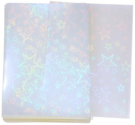 ONLYKXY 50 Stück weiche transparente Kunststoff-Glitzer-Aufbewahrungstaschen, Laserhüllen, Taschenhalter, Fotoschutz, Top-Loader für 6,3 x 8,9 cm, Universal-Karte, Sammlerstück, Münzschmuck (großer