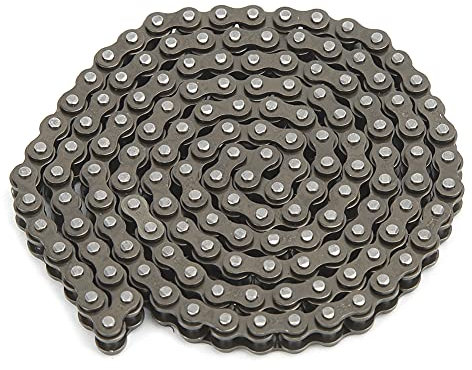 Wakects Cadena de Transmisión de Motocicleta Cadena de Transmisión de Motocicleta de de Bicicleta Aleación Premium 25h para Minimotos Estable Rendimiento Fácil Instalación
