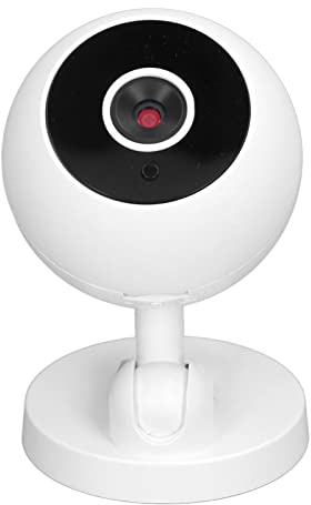 Xiuganpo Telecamere di Sicurezza Wireless Esterne, 2MP 1080P Rotazione a 360 Gradi Allarme in Tempo Reale Chiamata Vocale Bidirezionale Telecamera di Sicurezza Interna WiFi 2.4G USB,