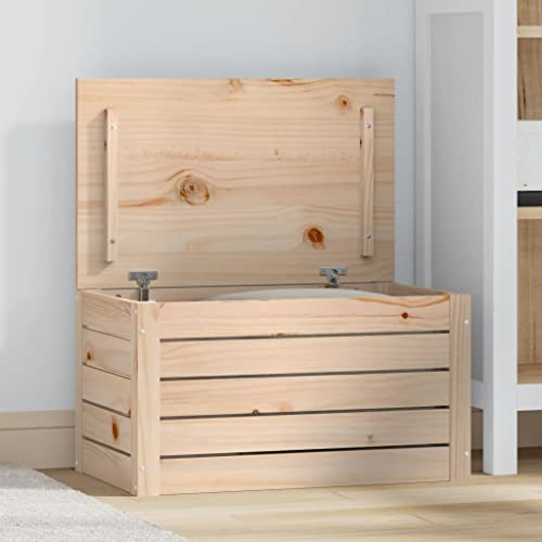 Frdhee Barschrank Küchenbüffetschrank,Truhe 59,5x36,5x33 cm Massivholz Kiefer,Wohnzimmerschrank für Küche,Esszimmer,Wohnzimmer,Flur