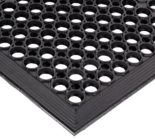 Notrax Teppich, 91cm x 297cm, Schwarz