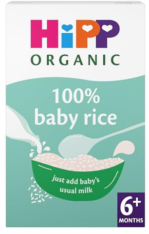 HiPP Organic 100% Baby Rice 6+ Months 160g (Pack of 4)