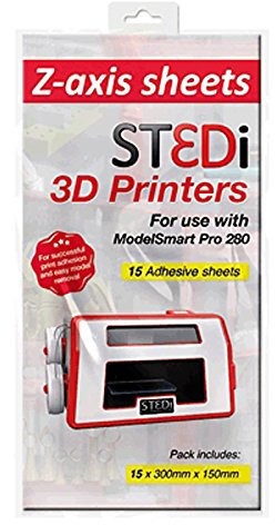 st3di 946425 – 3D Drucker-Blätter, 15 Blatt, Farbe Mehrfarbig