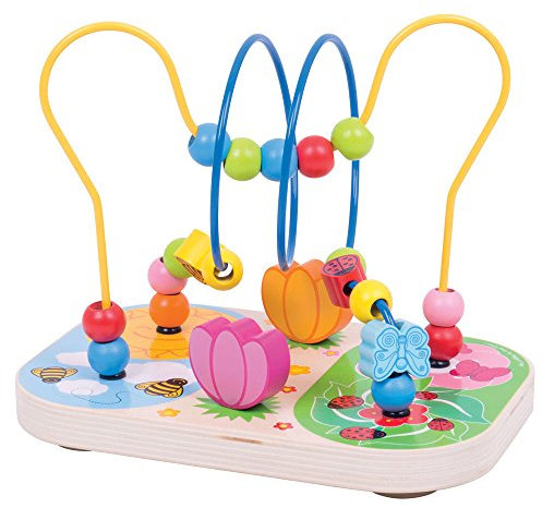 Bigjigs Toys Wooden Flower Bead Maze